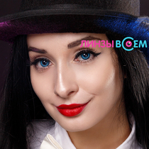 Цветные линзы EOS Fay Blue Фото 3